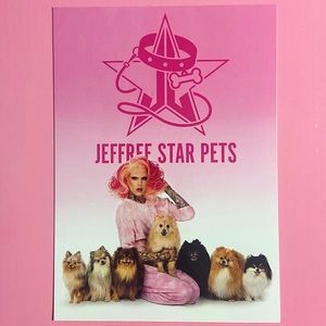 Jeffree Star Pets Promo Post Card NEW